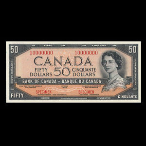 Canada, Bank of Canada, 50 dollars : 1954