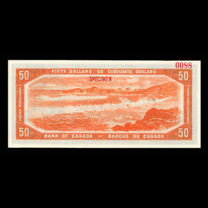 Canada, Bank of Canada, 50 dollars : 1954