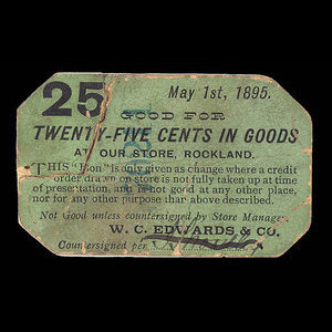 Canada, W.C. Edwards & Co. Ltd., 25 cents : May 1, 1895
