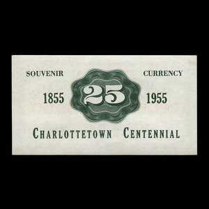Canada, City of Charlottetown, 25 cents : December 31, 1955