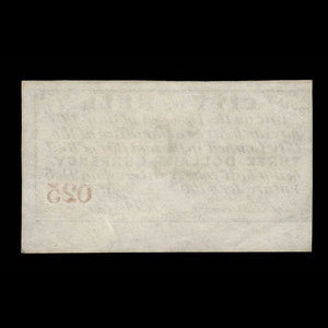 Canada, City of Hull, 3 dollars : January 1, 1877