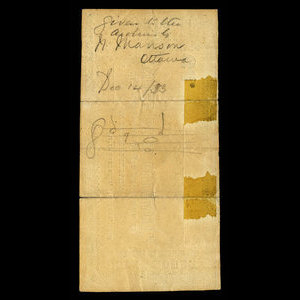 Canada, William Price & Son, 12 sous : August 31, 1850