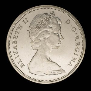 Canada, Elizabeth II, 50 cents : 1965