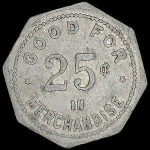 Canada, Hudson's Bay Company, 25 cents : 1928