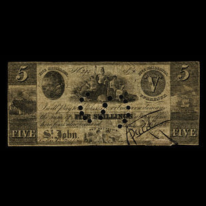 Canada, Ben Smith, 5 shillings : June 4, 1835