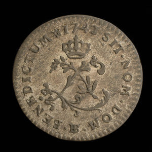 France, Louis XV, 2 sous : 1742