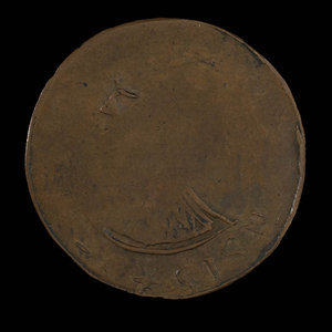 Canada, unknown, 1/2 penny : 1811