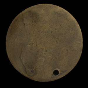 Canada, unknown, 1/2 penny : 1838