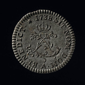 France, Louis XV, 1 sol : 1738