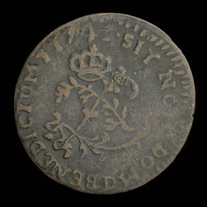 France, Louis XV, 2 sous : 1741