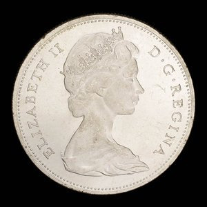 Canada, Elizabeth II, 1 dollar : 1965