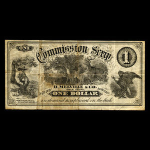 Canada, D. Melville & Co., 1 dollar : 1894