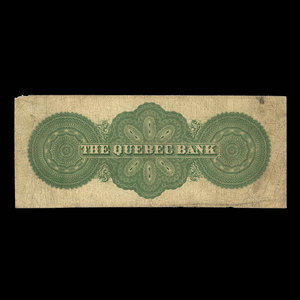 Canada, Quebec Bank, 4 dollars : January 2, 1863