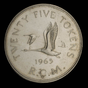 Canada, Royal Canadian Mint, 25 tokens : 1965