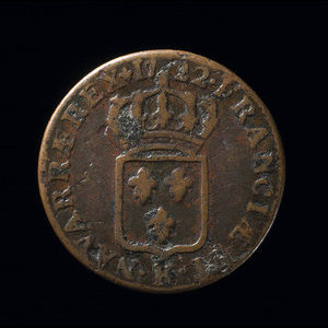 France, Louis XV, 1/2 sol : 1722