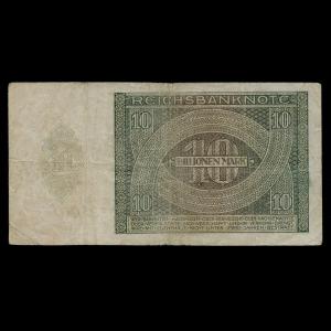 Germany, Reichsbank, 10,000,000,000,000 marks : 1924