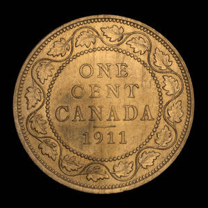 Canada, George V, 1 cent : 1911