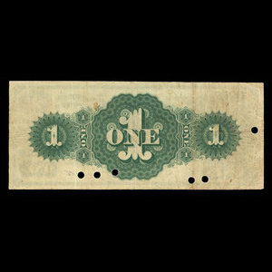 Canada, Jewett & Pitcher, 1 dollar : December 1, 1873
