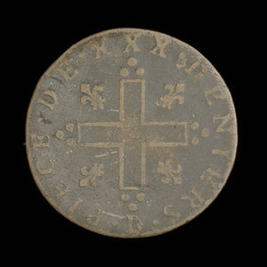 France, Louis XIV, mousquetaire (30 deniers) : 1713