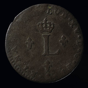 France, Louis XV, 2 sous : 1739