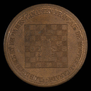 Canada, Club d'Échecs et de Dames Canadien Français de Montréal, annual subscription : 1897