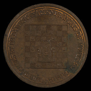 Canada, Club d'Échecs et de Dames Canadien Français de Montréal, no denomination : 1897