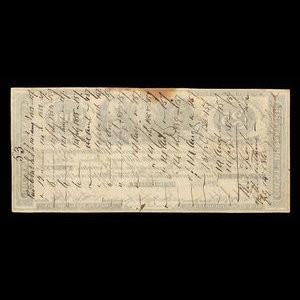 Canada, Municipal Council of Leeds & Grenville Counties, 25 pounds : February 14, 1852