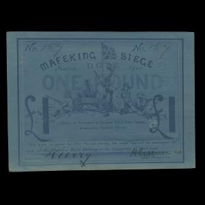 South Africa, Sir Robert Stephenson Smyth Baden-Powell Standard Bank of South Africa, 1 pound : 1900