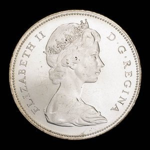 Canada, Elizabeth II, 1 dollar : 1966