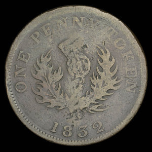 Canada, Province of Nova Scotia, 1 penny : 1832