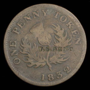 Canada, Province of Nova Scotia, 1 penny : 1832