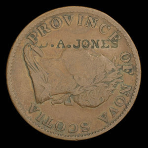 Canada, Province of Nova Scotia, 1/2 penny : 1832