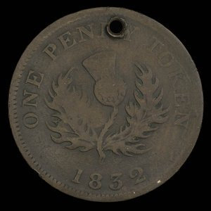 Canada, Province of Nova Scotia, 1 penny : 1832