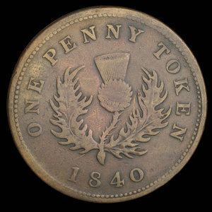 Canada, Province of Nova Scotia, 1 penny : 1840