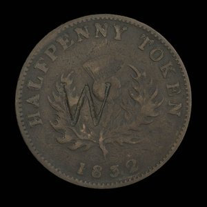 Canada, Province of Nova Scotia, 1/2 penny : 1832