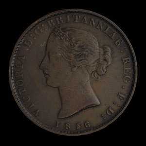 Canada, Province of Nova Scotia, 1/2 penny : 1856