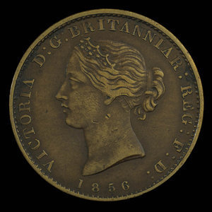 Canada, Province of Nova Scotia, 1/2 penny : 1856