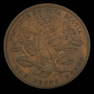 Canada, Province of Nova Scotia, 1 penny : 1856