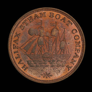 Canada, Halifax Steamboat Company, 1 fare : 1870