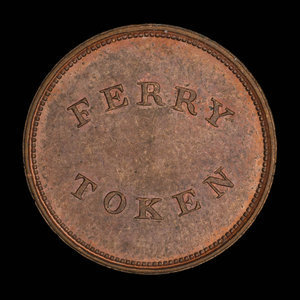 Canada, Halifax Steamboat Company, 1 fare : 1870