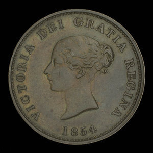 Canada, Province of New Brunswick, 1 penny : 1854