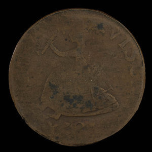 Canada, unknown, 1/2 penny : 1811