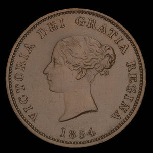 Canada, Province of New Brunswick, 1 penny : 1854