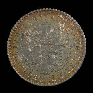 Great Britain, George IV, 1/16 dollar : 1822