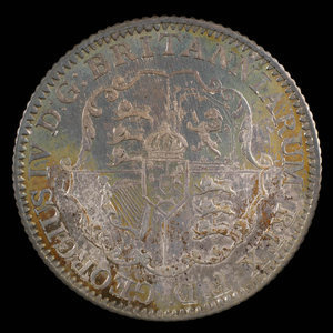 Great Britain, George IV, 1/8 dollar : 1822