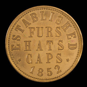 Canada, L. Gnaedinger, Son & Company, no denomination : 1887