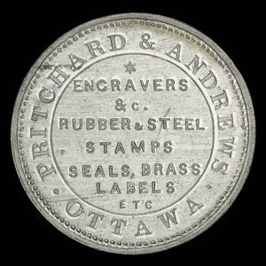 Canada, Pritchard & Andrews, no denomination : 1895