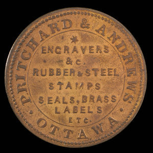 Canada, Pritchard & Andrews, no denomination : 1895