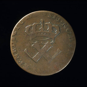 France, Louis XV, 9 deniers : 1722