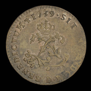 France, Louis XV, 2 sous : 1739